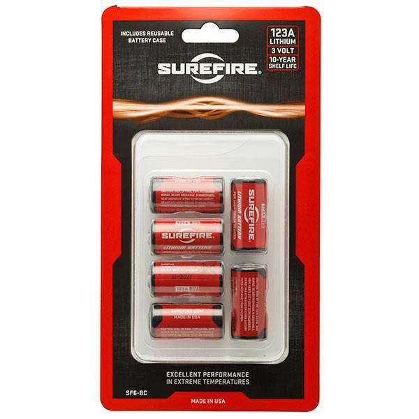 Surefire SF123 Battery 6 Pack